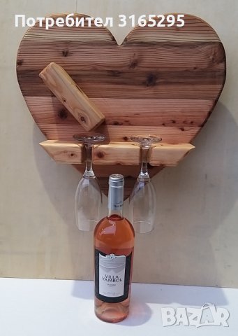 Дървена стойка за вино , снимка 2 - Дърводелски услуги - 39689075