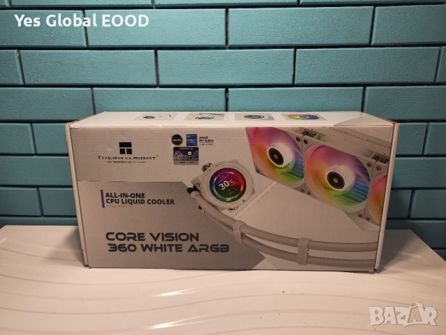 Thermalright CORE VISION 360 White ARGB AIO охлаждане, снимка 6 - Други - 53110561