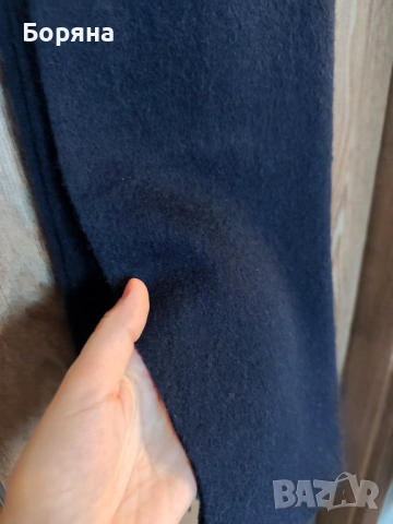 Dressman нов с етикет шал в тъмно синьо от 100 % вълна, снимка 9 - Шалове - 53724780