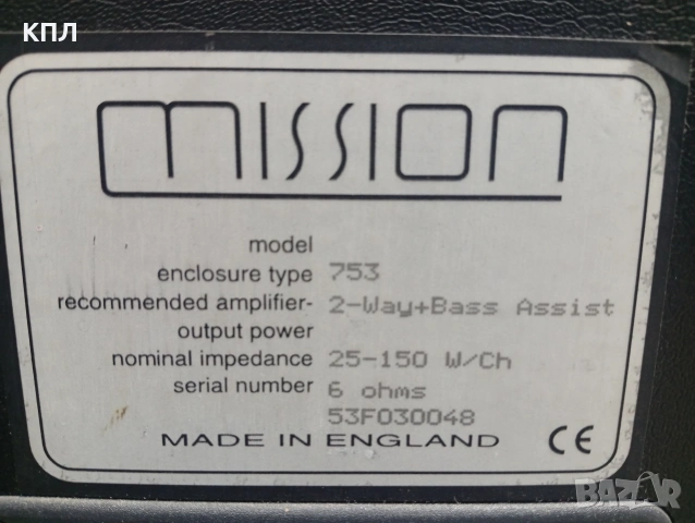 Тонколони MISSION 753, снимка 14 - Тонколони - 53087848