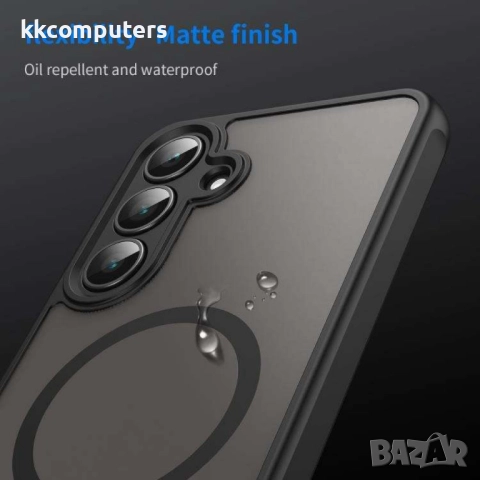 Samsung Galaxy S25 FE PC + TPU/ MagSafe Удароустойчив Калъф и Протектор, снимка 9 - Калъфи, кейсове - 51832353