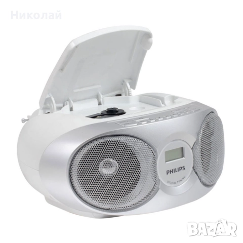 Радио плейър PHILIPS AZ215S/12 сив цвят, снимка 2 - MP3 и MP4 плеъри - 52771523