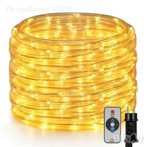 OxyLED 20 м. външна светлинна тръба 300 LED, водоустойчива , димируема – Коледи светлини