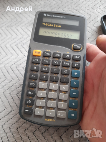 Стар калкулатор Texas Instruments XA Solar, снимка 4 - Други ценни предмети - 44656682
