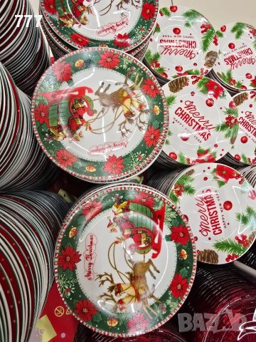 коледни чинии, снимка 3 - Чинии - 48088519