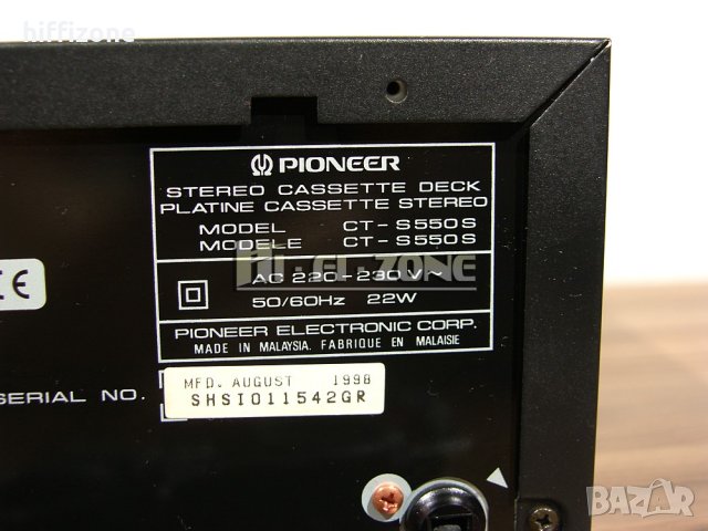 ДЕК Pioneer ct-s550s, снимка 9 - Декове - 35793286