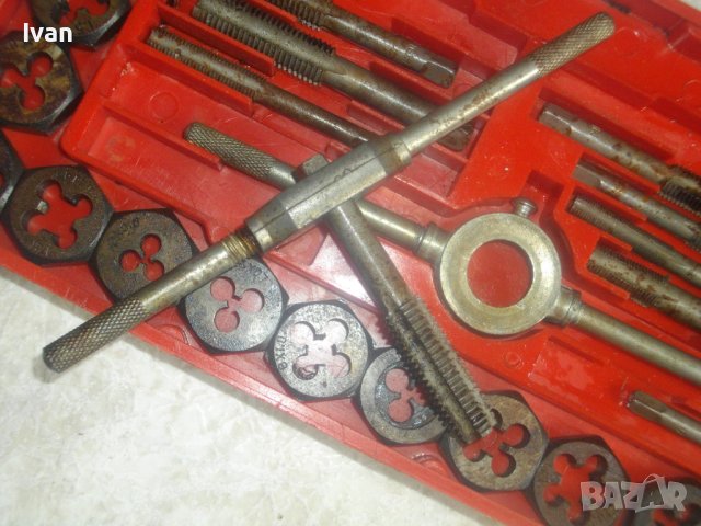 Плашки/Метчици За Външни/Вътрешни Резби-Старо Качество-Комплект 35 Части До М12/Комплект 15бр-До М16, снимка 18 - Други инструменти - 41357734