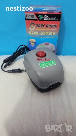 Компресор за Аквариум с Шумоизолационен Корпус-2 ИЗХОДА