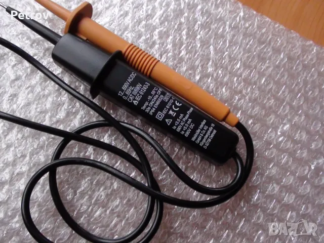 WEIDMÜLLER VT - ЧИСТО НОВ Profi Тестер, Уред за мерене на напрежение 12 - 690 V AC/DC и поляритет !!, снимка 4 - Клещи - 48159786