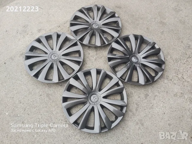 4 броя оригинални тасове за Citroen C4 16, снимка 4 - Аксесоари и консумативи - 49506601