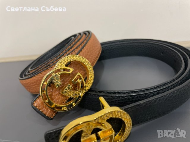 Колан Gucci , снимка 3 - Колани - 34434335