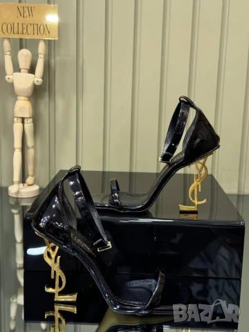 сандали на ток YSL saint laurent , снимка 2 - Сандали - 51085962