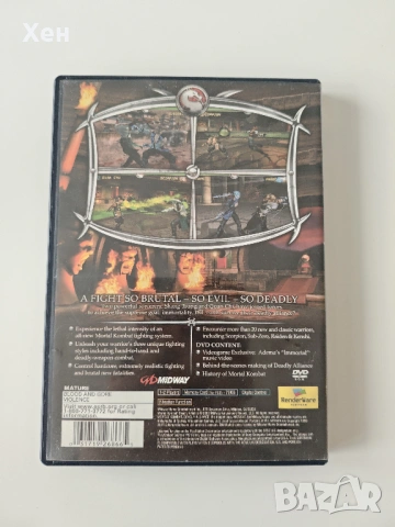 Mortal Kombat Deadly Alliance NTSC PS2 Playstation 2, снимка 2 - Игри за PlayStation - 53807419