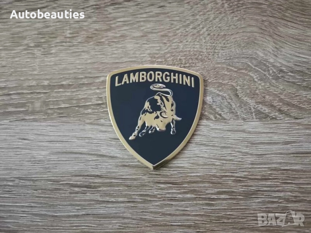 жълта емблема Lamborghini