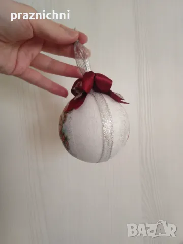 Коледни топки ръчна изработка , снимка 5 - Коледни подаръци - 48049616