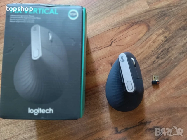 Нова вертикална безжична мишка Logitech MX Vertical – ергономичен дизайн, намалява мускулното..., снимка 10 - Клавиатури и мишки - 51628775