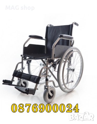 ПРОМО! Сгъваема Инвалидна Количка Рингова Чисто нова, снимка 3 - Инвалидни колички - 44341939