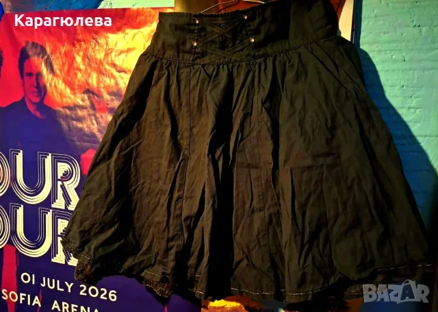 Diesel steampunk мини пола с джобове, размер 10 (XS/S), снимка 3 - Поли - 55769520