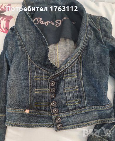 Pepe jeans дънково яке, късо, s размер