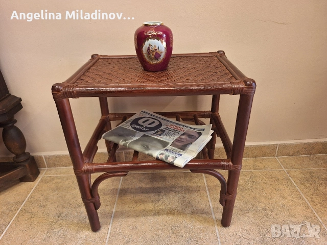 Етажерки и масичка от ратан, снимка 11 - Етажерки - 53825511