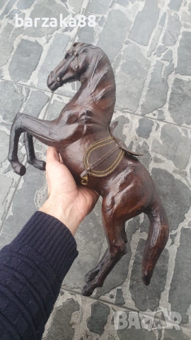 Стар кожен Кон Фигура, снимка 12 - Декорация за дома - 53375851