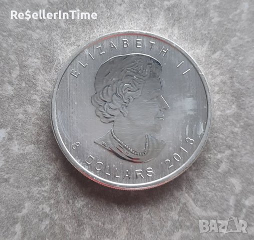Инвестиционна сребърна монета 1 и 1/2 унция 8 Dollars - Elizabeth II Polar Bear, снимка 1 - Нумизматика и бонистика - 41873658