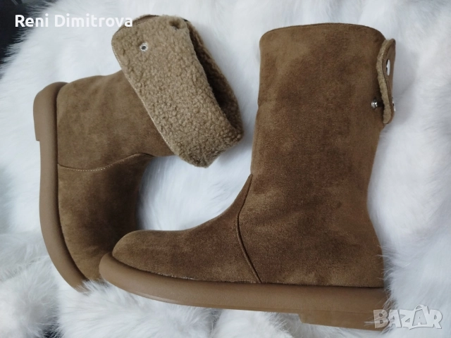 дамски боти ботуши , снимка 2 - Дамски ботуши - 52597118
