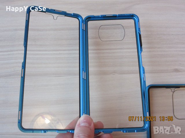 Двоен 360 градуса магнитен кейс калъф за Xiaomi Poco X3 / Pro / M3 Pro / M3, снимка 10 - Калъфи, кейсове - 34111206
