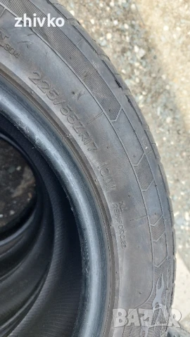 4бр. летни 225/55/17 - 5.7мм грайфер, снимка 3 - Гуми и джанти - 50829410