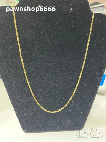 Златен синджир 14 К, снимка 2 - Колиета, медальони, синджири - 51217779