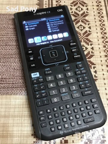TI-nSpire CX CAS калкулатор 