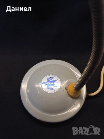 Соц настолна лампа , снимка 3 - Антикварни и старинни предмети - 52428853