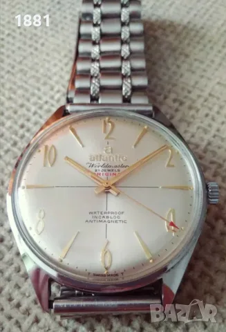 Луксозен мъжки ръчен часовник ATLANTIC Worldmaster Swiss.