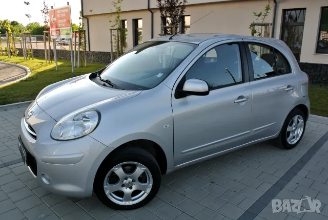 Nissan Micra 1.2i* РЕГИСТРИРАН* КЛИМАТРОНИК* АВТОПИЛОТ* ЕВРО 5, снимка 2 - Автомобили и джипове - 55968382