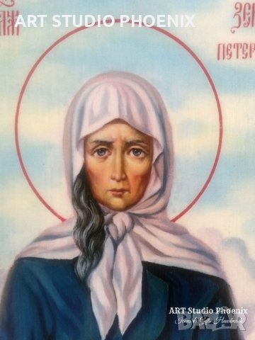 Икона на Света Ксения Петербургска ikona sveta ksenia peterburgska, снимка 2 - Икони - 21936403