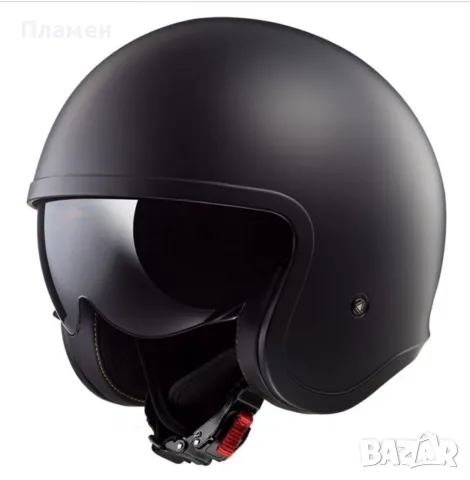 Каска с отворено лице LS OF599 Spitfire II - Matt Black