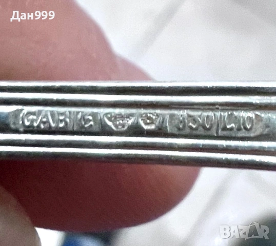 Шест винтидж уникални сребърни лъжички, снимка 7 - Антикварни и старинни предмети - 53162449