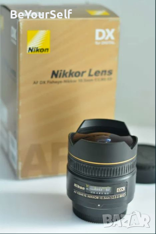 Обектив за Никон fish eye 10.5mm /2.8 Nikkor, снимка 4 - Обективи и филтри - 44932949