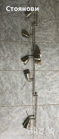 Лампа за таван с лунички 5 бр , 130 см дълга 2 рамена, снимка 4 - Лампи за таван - 41905666