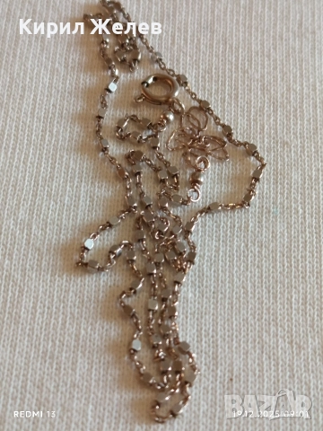 Нежно сребърно колие финна ювелирна изработка много красиво 26531