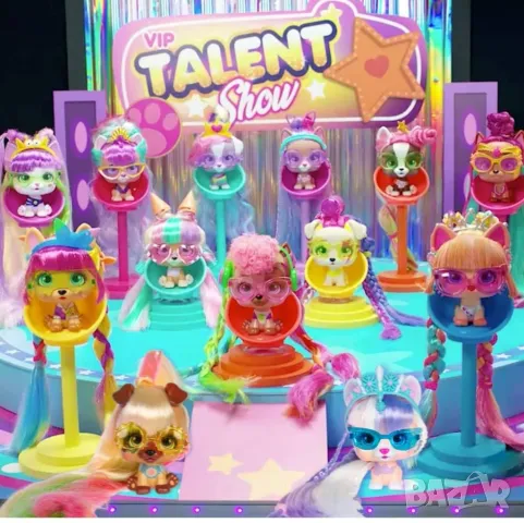 Намаление! VIP PETS Модно кученце за прически с изненади COLOR BOOST , снимка 9 - Кукли - 48303095