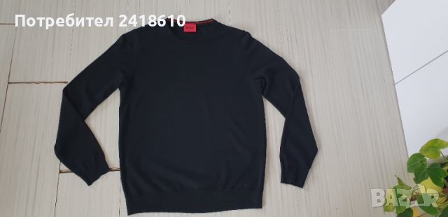 Hugo Boss HUGO San Paolo 3 Extrafine Merino Mens Size 50/L НОВО! ОРИГИНАЛ! Мъжки тънък Вълнен !, снимка 9 - Пуловери - 44368404