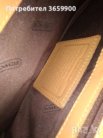 Дамска чанта Coach,оригинална!, снимка 4 - Чанти - 39927056