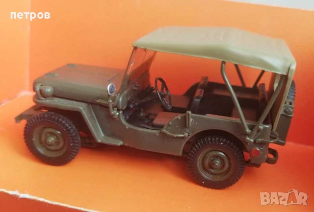 1:43 jeep willys deagostini diecast, снимка 2 - Колекции - 50479982