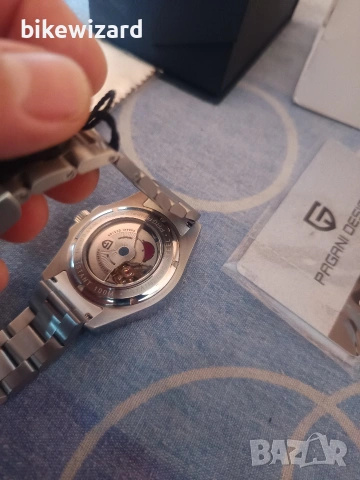 Pagani Design PD-1682 GMT Автоматичен мъжки часовник НОВ, снимка 9 - Мъжки - 53229339
