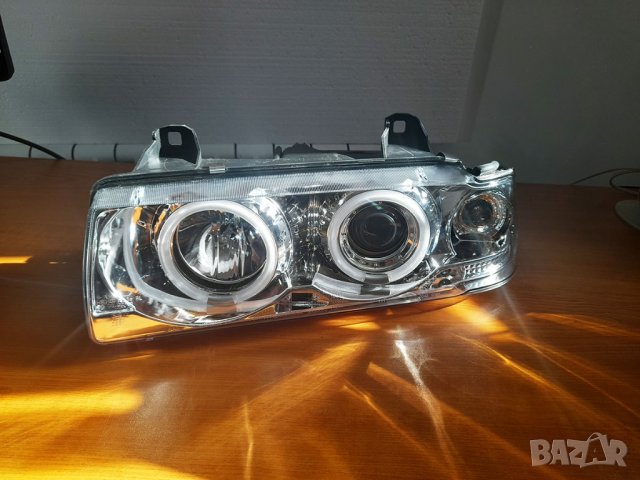 Нов фар BMW E36 Ангелски очи, снимка 1 - Части - 40888375