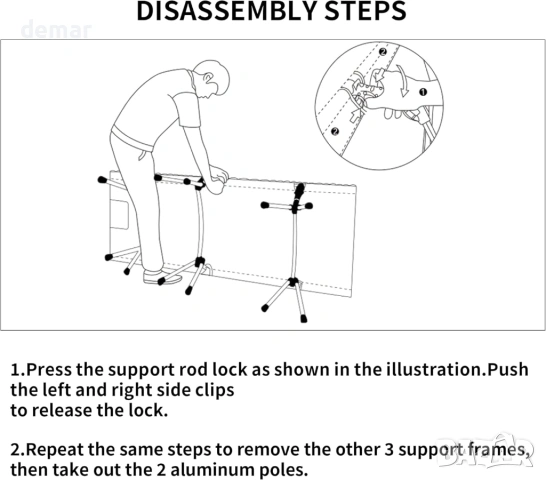 TENPLAY Ултралеко къмпинг легло с голям капацитет, до 150 кг тежи 3 кг, снимка 8 - Къмпинг мебели - 53401486