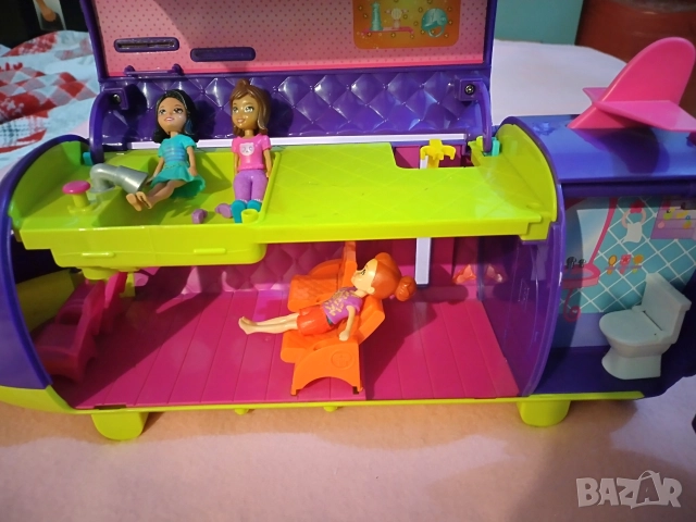 Самолет - къщичка за поли полет с три куклички, снимка 2 - Други - 52905906