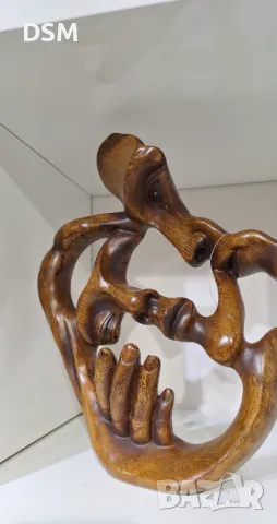 Статуетка Влюбени Лица -Декорация Любов -29см, снимка 4 - Статуетки - 47574901