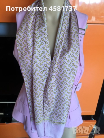 Копринен шал Elegance Paris, снимка 2 - Шалове - 51879787